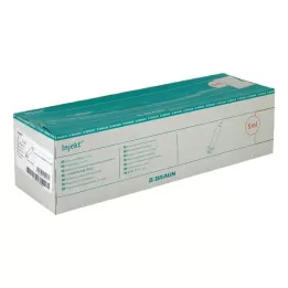 INJEKT Seringa Solo 5 ml LL Centrada PVC-Livre, 100X5 ml