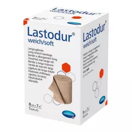 LASTODUR Bandagem macia 8 cm x 7 m, 1 peça