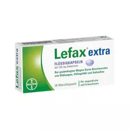 LEFAX cápsulas líquidas extras, 20 unidades
