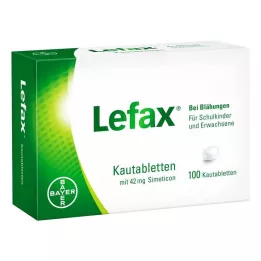 LEFAX Comprimidos mastigáveis, 100 unidades