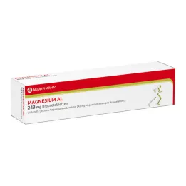 MAGNESIUM AL Comprimidos efervescentes de 243 mg, 40 unidades