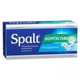 SPALT Cápsulas moles para dor de cabeça, 50 unidades