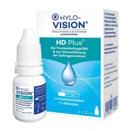 HYLO-VISION HD Mais colírio, 2X15 ml
