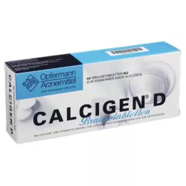 CALCIGEN D 600 mg/400 I.E. comprimidos efervescentes, 40 pcs