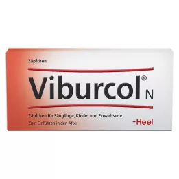 VIBURCOL N Supositórios para crianças e bebês, 12 unidades