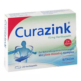 CURAZINK cápsulas duras, 20 unidades