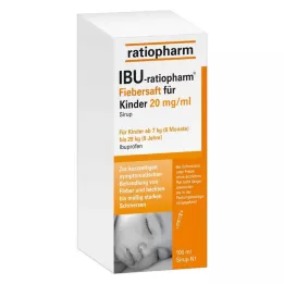IBU-RATIOPHARM Xarope para febre para crianças 20 mg/ml, 100 ml