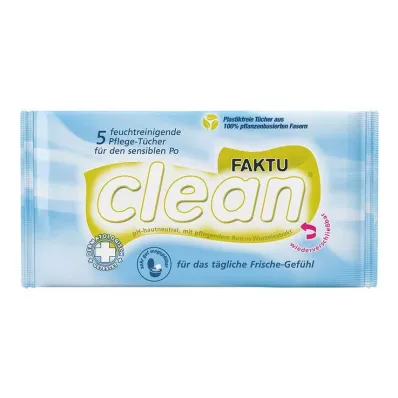 FAKTUCLEAN Lenços umedecidos, 5 unidades FAKTUCLEAN Lenços umedecidos, 5 unidades