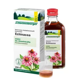 ECHINACEA SAFT Sucos de plantas medicinais Schoenenberger, 3X200 ml