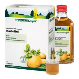 KARTOFFELSAFT Sucos de plantas medicinais Schoenenberger, 3X200 ml