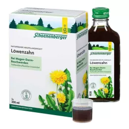 LÖWENZAHN SAFT Sucos de plantas medicinais Schoenenberger, 3X200 ml