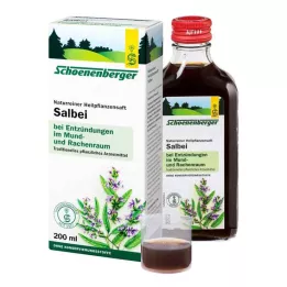 SALBEI SAFT Sucos de plantas medicinais de Schoenenberger, 200 ml