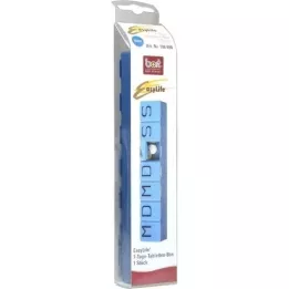 BORT Caixa de comprimidos EasyLife 7 dias azul, 1 unidade