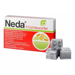NEDA Cubos de frutas, 15 unidades