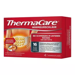 THERMACARE Faixas para as costas S-XL para alívio da dor, 4 peças