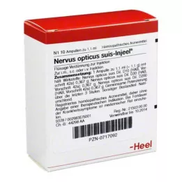 NERVUS OPTICUS ampolas suis Injeel, 10 unidades