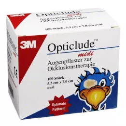 OPTICLUDE 3M midi 5,3x7 cm 1538/100, 100 peças