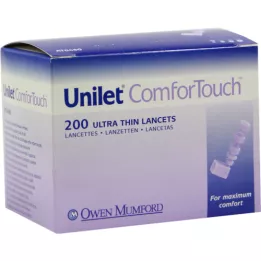 UNILET Lancetas ComforTouch 28 G, 200 unidades