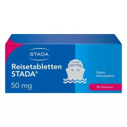 REISETABLETTEN STADA, 10 peças