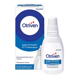 OTRIVEN Spray nasal 0,1% para adultos e crianças em idade escolar, 10 ml