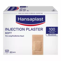 HANSAPLAST Tiras de gesso de injeção macia 19x40 mm, 100 unidades