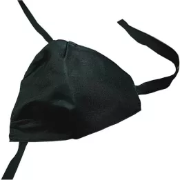 OHRENBINDE triangular médio preto, 1 peça