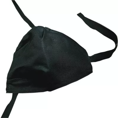 OHRENBINDE triangular médio preto, 1 peça OHRENBINDE triangular médio preto, 1 peça