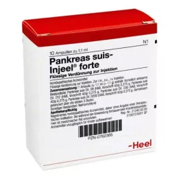 PANKREAS SUIS Ampolas Injeel forte, 10 unid