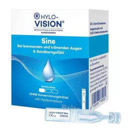 HYLO-VISION pipetas de dose única sinusoidal, 20X0,4 ml