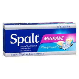 SPALT Cápsulas moles para enxaqueca, 20 unidades