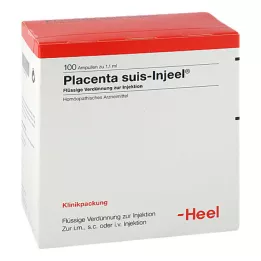 PLACENTA SUIS Ampolas Injeel, 100 unidades