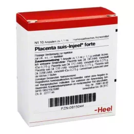 PLACENTA SUIS Ampolas Injeel forte, 10 unid