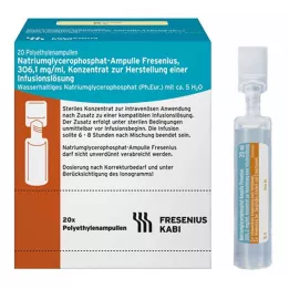 NATRIUMGLYCEROPHOSPHAT Ampola Solução Infusão Concentrada, 20X10 ml