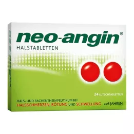 NEO-ANGIN Pastilhas para garganta, 24 unidades