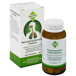 HEUSCHNUPFENMITTEL Comprimidos Dreluso, 100 unidades