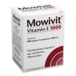 MOWIVIT Vitamina E 1000 cápsulas, 50 unidades