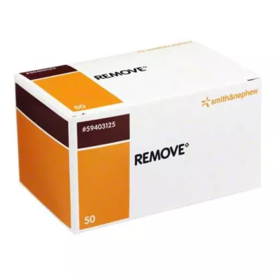 REMOVE remove resíduos de adesivo de lenços umedecidos, 50 unidades REMOVE remove resíduos de adesivo de lenços umedecidos, 50 unidades