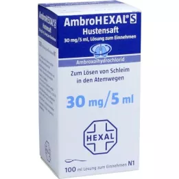 AMBROHEXAL Xarope para tosse S 30 mg/5 ml, 100 ml