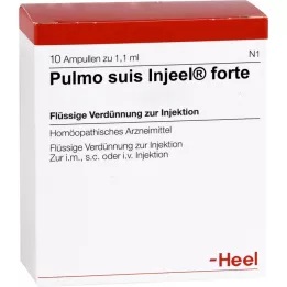 PULMO SUIS Ampolas Injeel forte, 10 unid