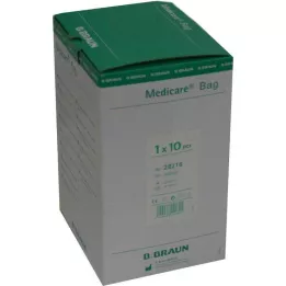 MEDICARE Bettl.unst.2 l com drenagem de mangueira de 120 cm, 10 unid