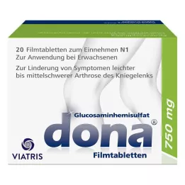 DONA Comprimidos revestidos por película de 750 mg, 20 unidades