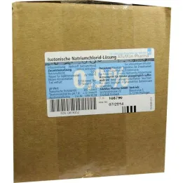 Solução salina 0,9% frasco plástico, 10X100 ml