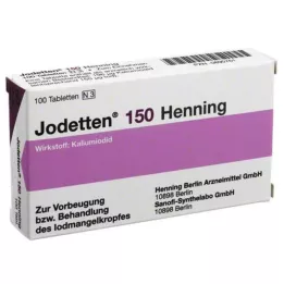 JODETTEN 150 comprimidos de Henning, 100 unidades