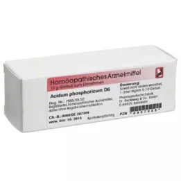 ACIDUM PHOSPHORICUM D 6 glóbulos, 10 g