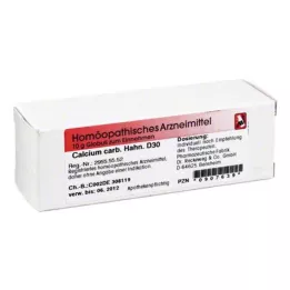 CALCIUM CARBONICUM Hahnemanni D 30 glóbulos, 10 g