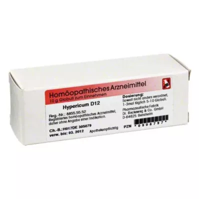 HYPERICUM D 12 glóbulos, 10 g