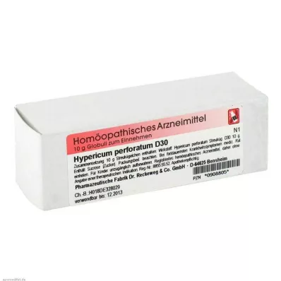 HYPERICUM D 30 glóbulos, 10 g HYPERICUM D 30 glóbulos, 10 g