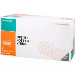 OPSITE Post-OP Atadura visível 10x20 cm, 20 unidades