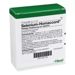 SELENIUM HOMACCORD Ampolas, 10 unidades