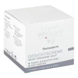 WIDMER Creme facial Remederm levemente perfumado, 50 ml